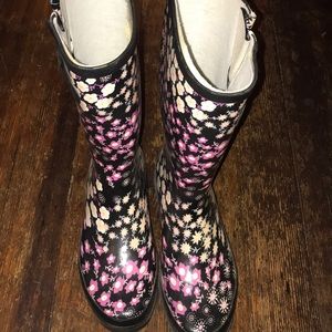 FLORAL PRINT RAINBOOTS